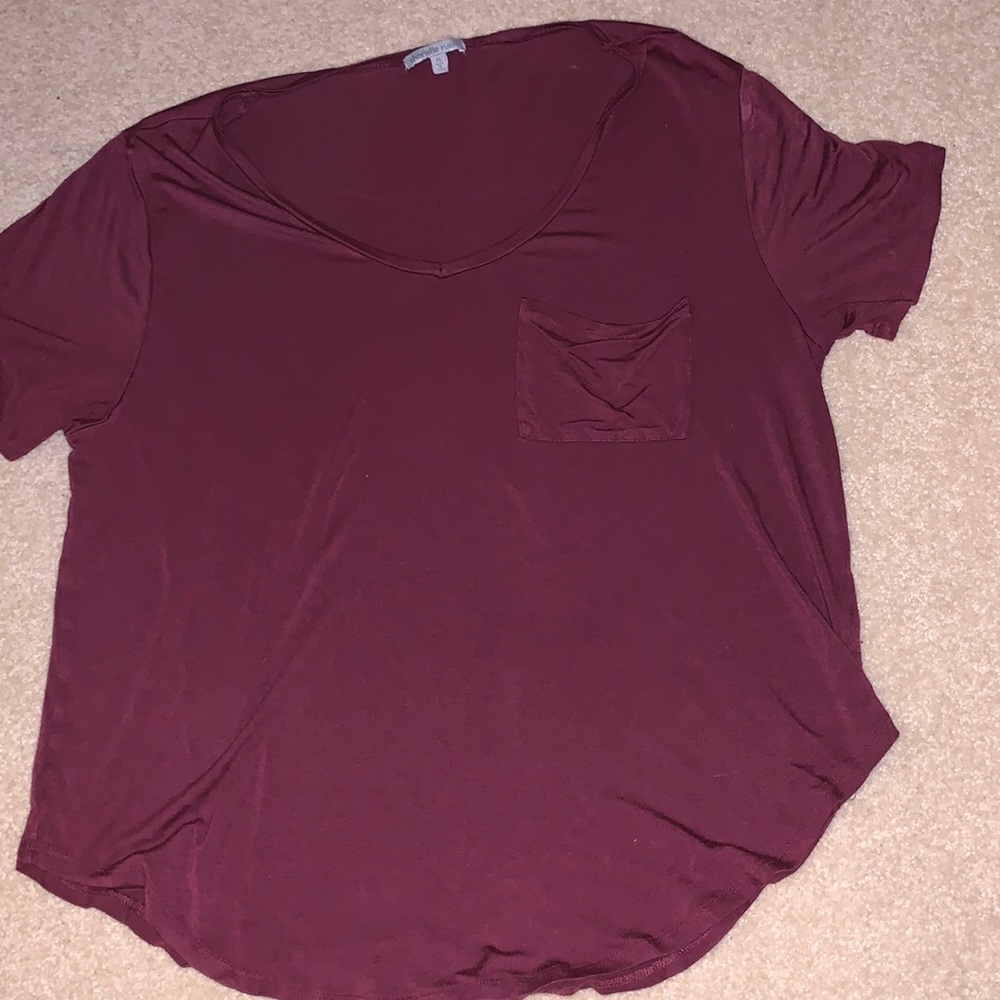 XL Maroon top